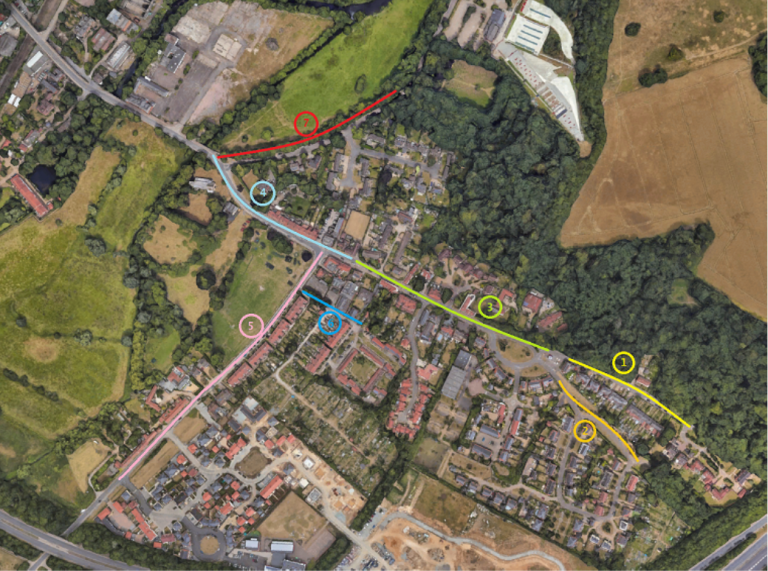 Trowse map google earth